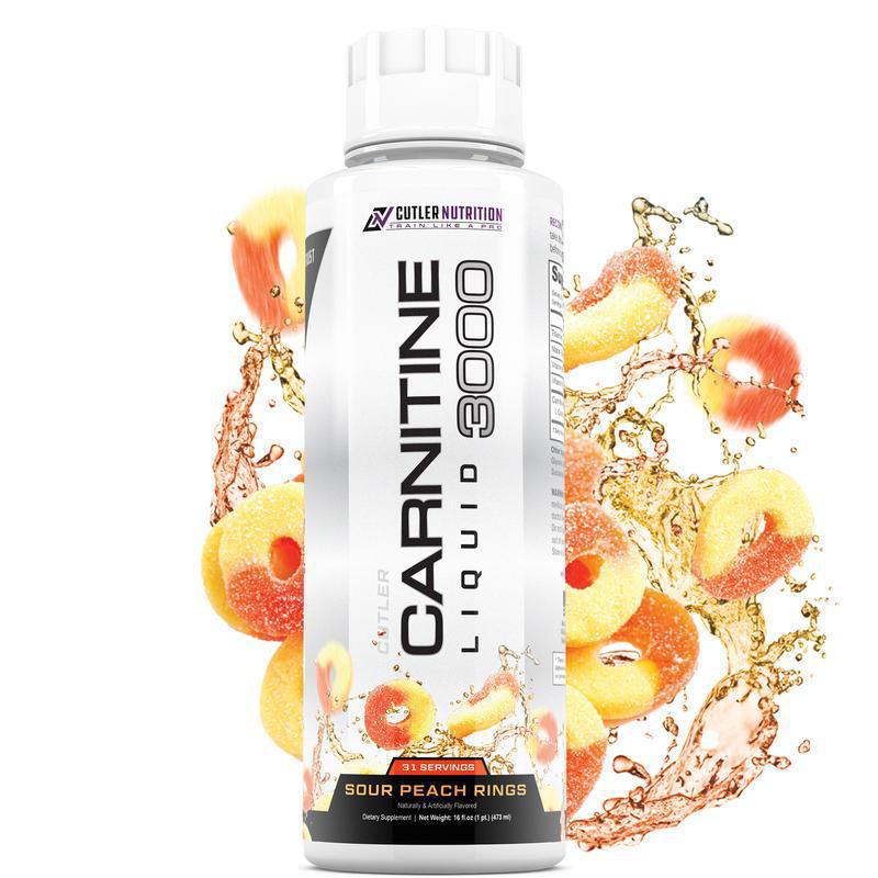 L-Carnitine Liquid - サワーグミワーム、16液量オンス | L-カルニチン・タルトレート配合のトリプルフォームリキッド（エネルギー、代謝、回復、ワークアウトサポート用）