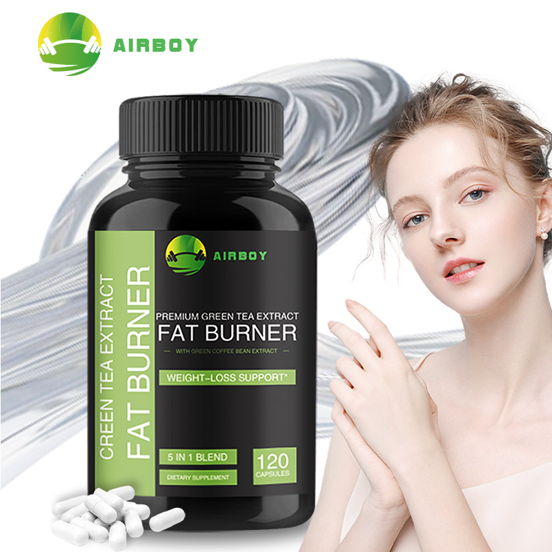 Green Tea Extract Fat - 緑茶脂肪燃焼剤 - 腸の健康をサポートし、代謝を促進し、膨満感を和らげ、腹部の脂肪を燃焼し、食欲を抑制します。