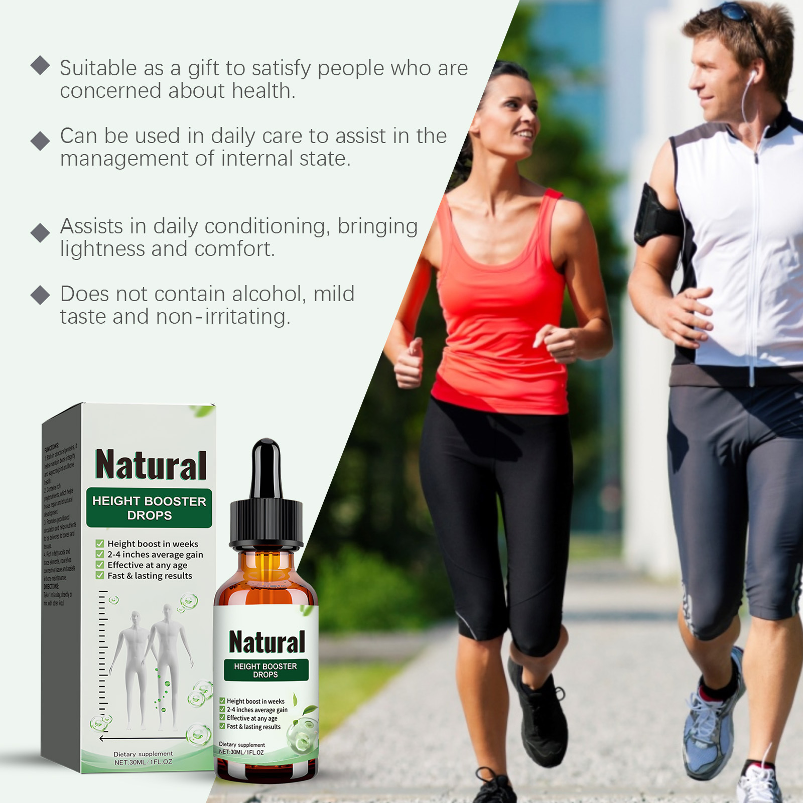 スリミングドロップスは骨粗鬆症を改善し、体力を高め、骨の成長 - Nutrition One Fitness のレビューと価格