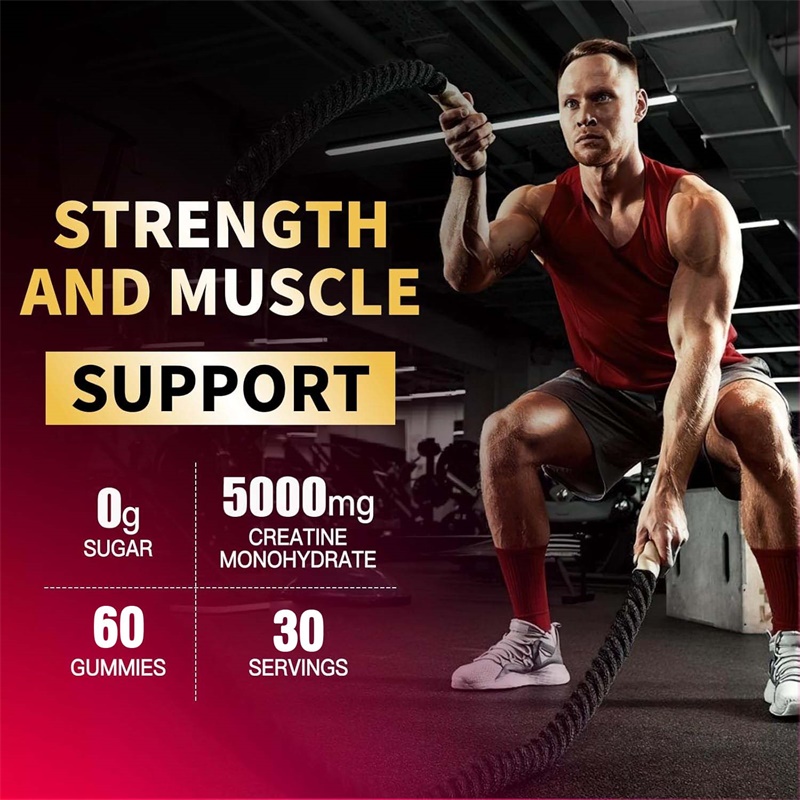 クレアチン一水和物グミ - 筋肉の構築、エネルギーとパフォー - Pre Workout Supplement のレビューと価格