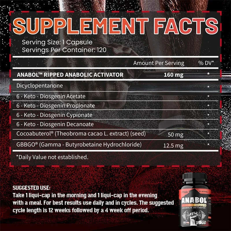 マッスルビルダーカプセル - 筋力、持久力、タンパク質合成、 - Pre Workout Supplement のレビューと価格