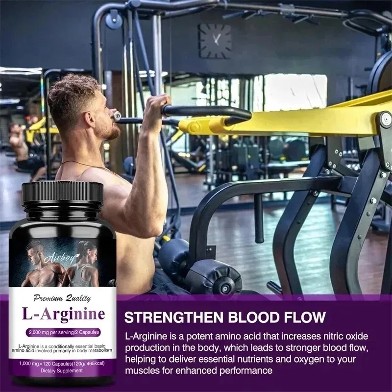 男性用L-アルギニンカプセルサプリメント、ワークアウト時の持 - Pre Workout Supplement のレビューと価格