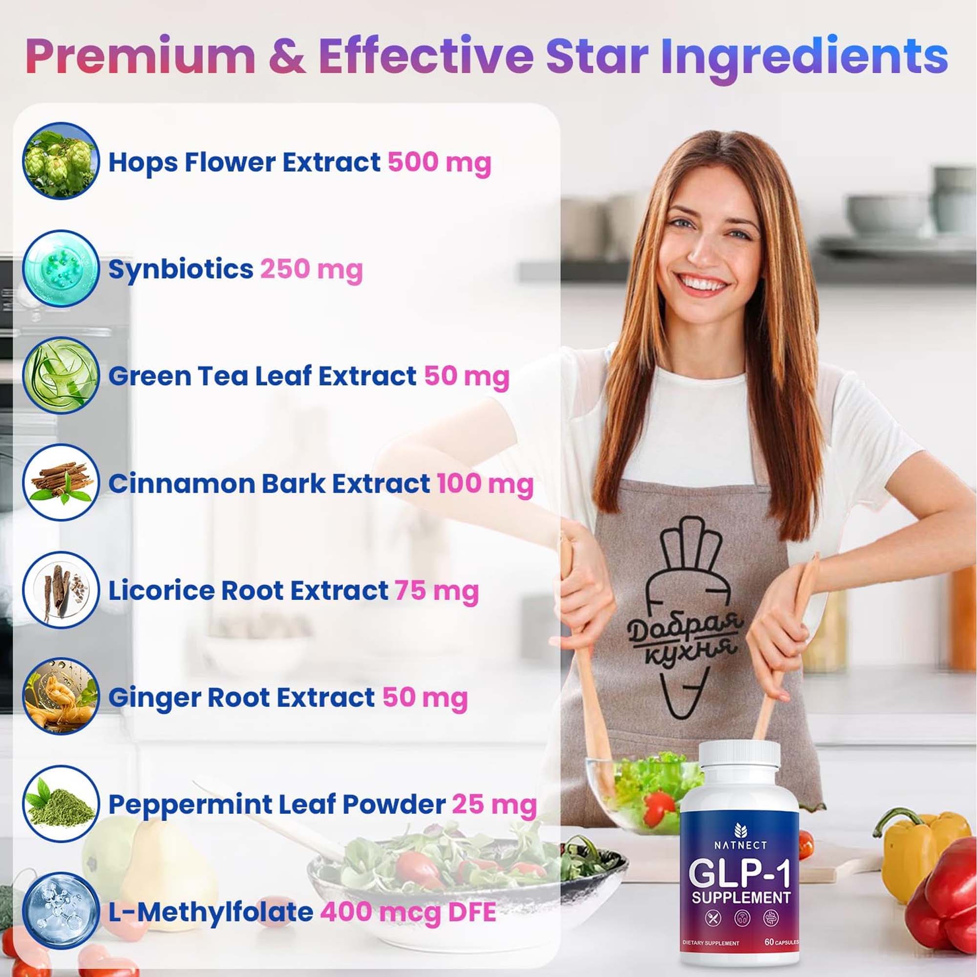 GLP-1サプリメントカプセル、減量、抗セルライト、太もも、 - Green Tea Extract Fat のレビューと価格