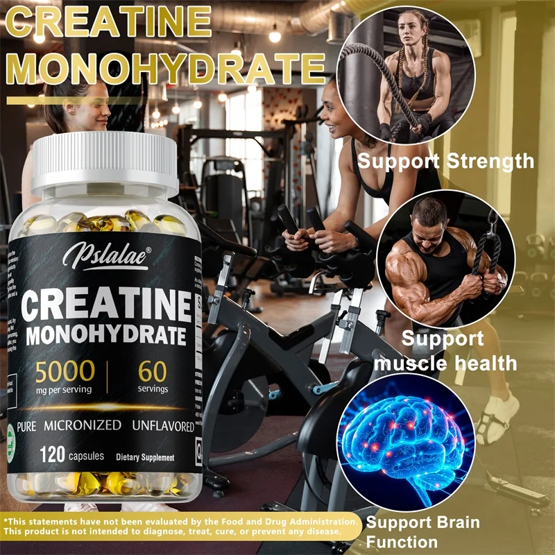 クレアチン一水和物カプセル - 筋力強化、疲労軽減、エネルギ - Pre Workout Supplement のレビューと価格