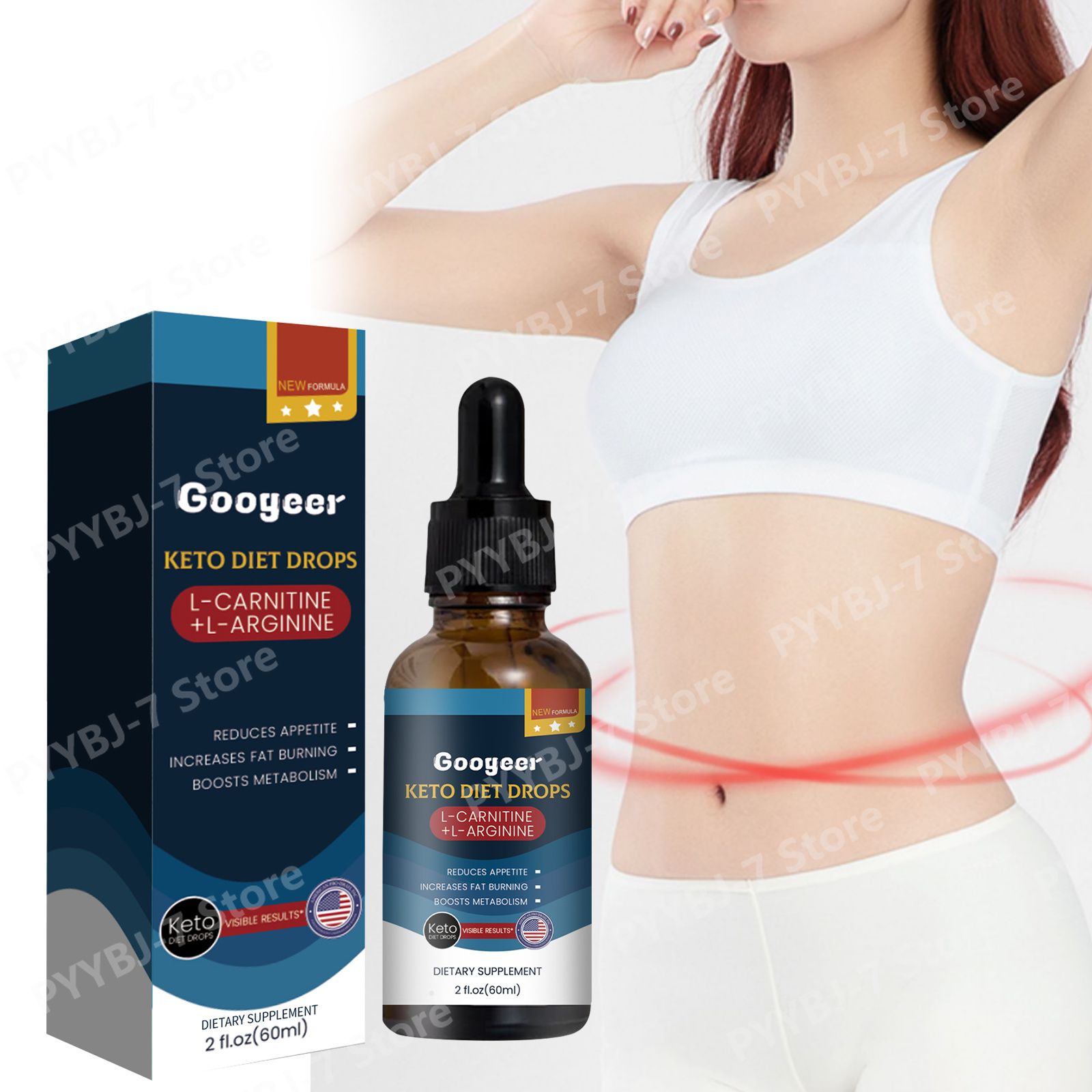 液体L-カルニチンサプリメントドロップス（L-アルギニン配合 - L-Carnitine Liquid のレビューと価格