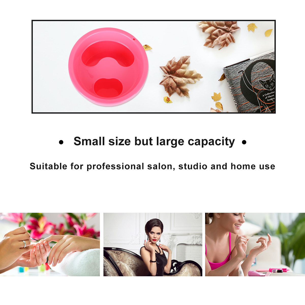4個入りネイルソーカーボウル、頑丈なマニキュアボウル、DIY - Nutrition & Fitness Coaching Fulham のレビューと価格